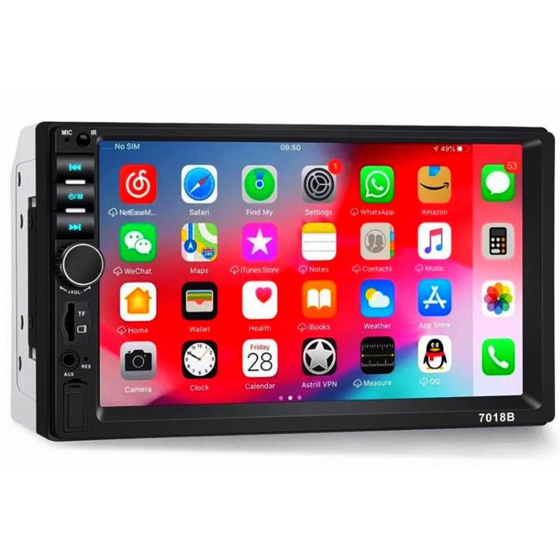 Central Multimídia 7 Bluetooth Usb Aux Espelhamento Ley-2067